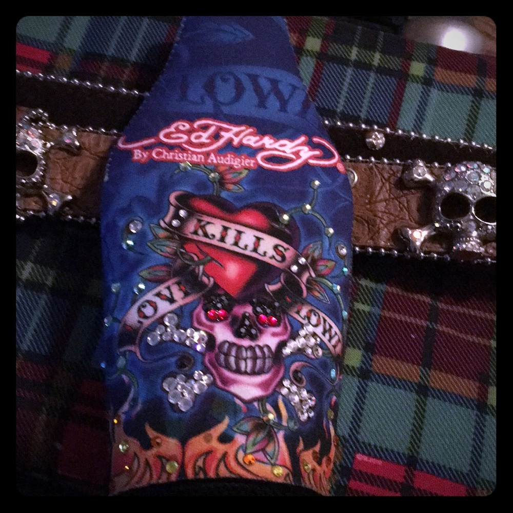 Ed Hardy bottle cover